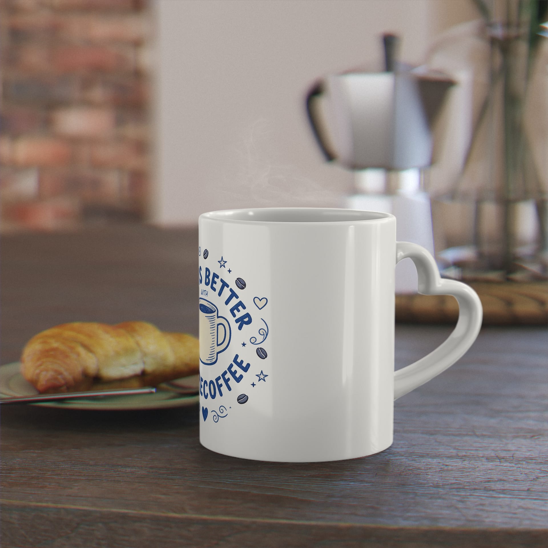 Life Is Better With TorreCoffee Mug — Cute Coffee Lover Ceramic Cup – Image 5